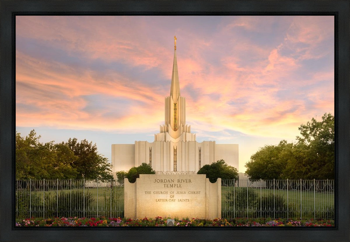 Jordan River Reminiscent Heavens Gallery Wrap