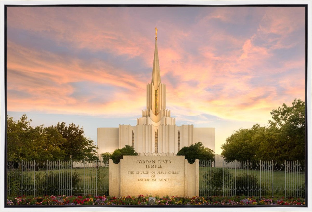 Jordan River Reminiscent Heavens Gallery Wrap