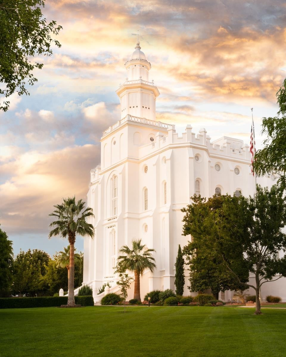 St. George Temple We Shall Seek Him Gallery Wrap