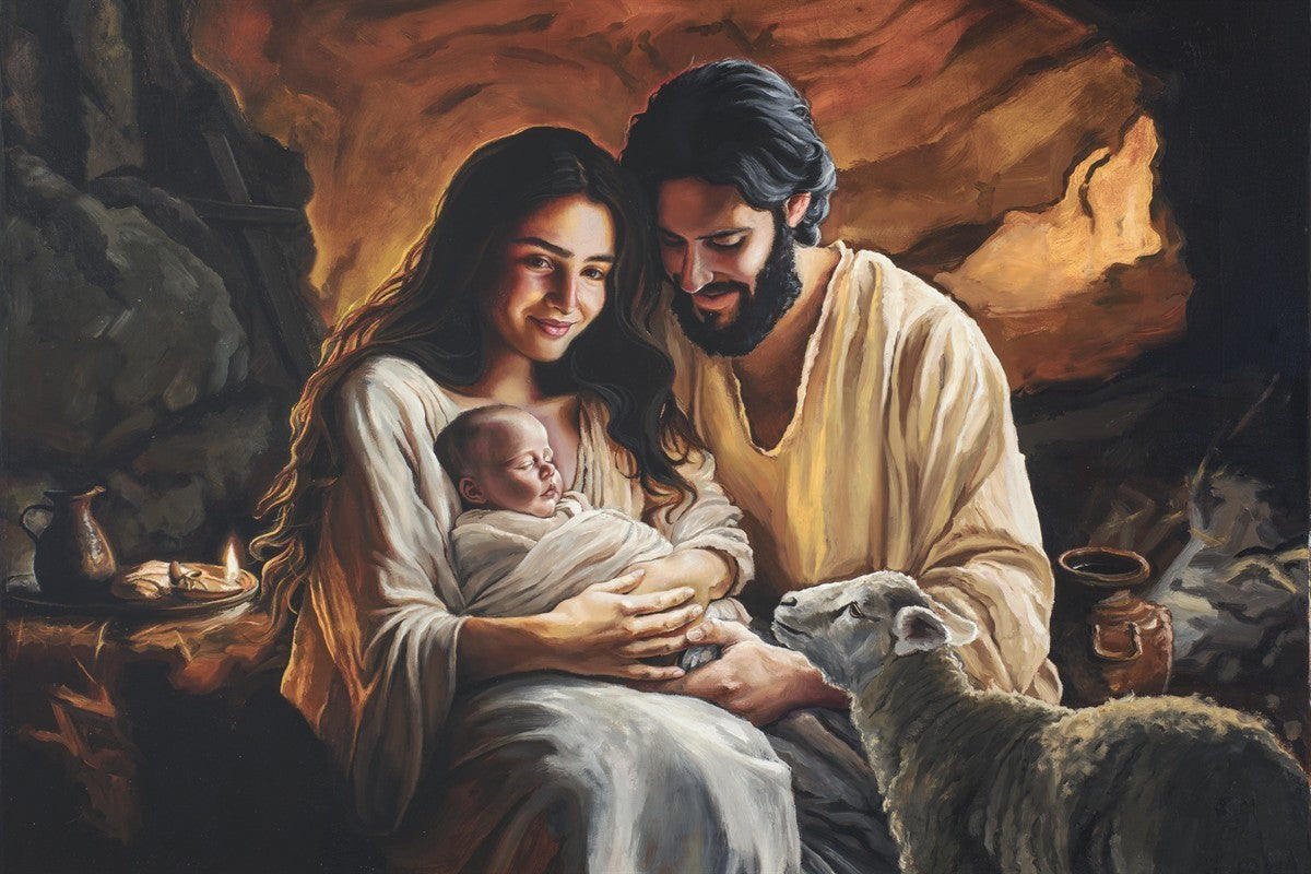 Born is The Lamb Gallery Wrap