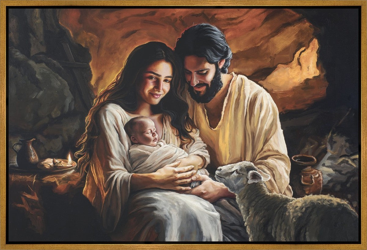 Born is The Lamb Gallery Wrap