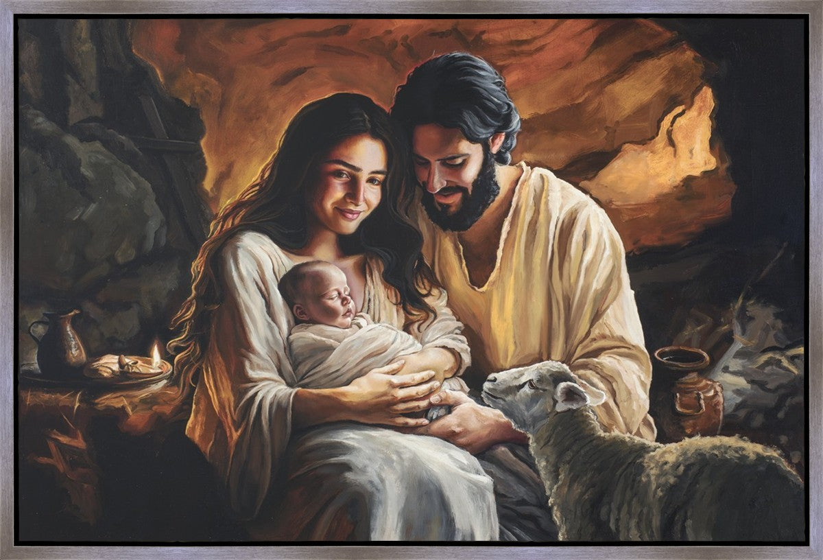 Born is The Lamb Gallery Wrap