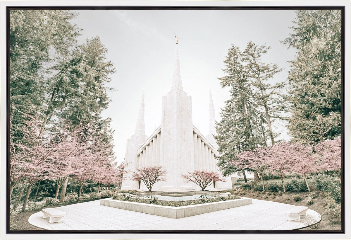 Sweet is The Work Portland Oregon Temple Gallery Wrap