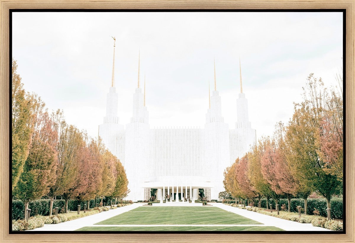 Sweet is The Work Washington DC Temple Gallery Wrap