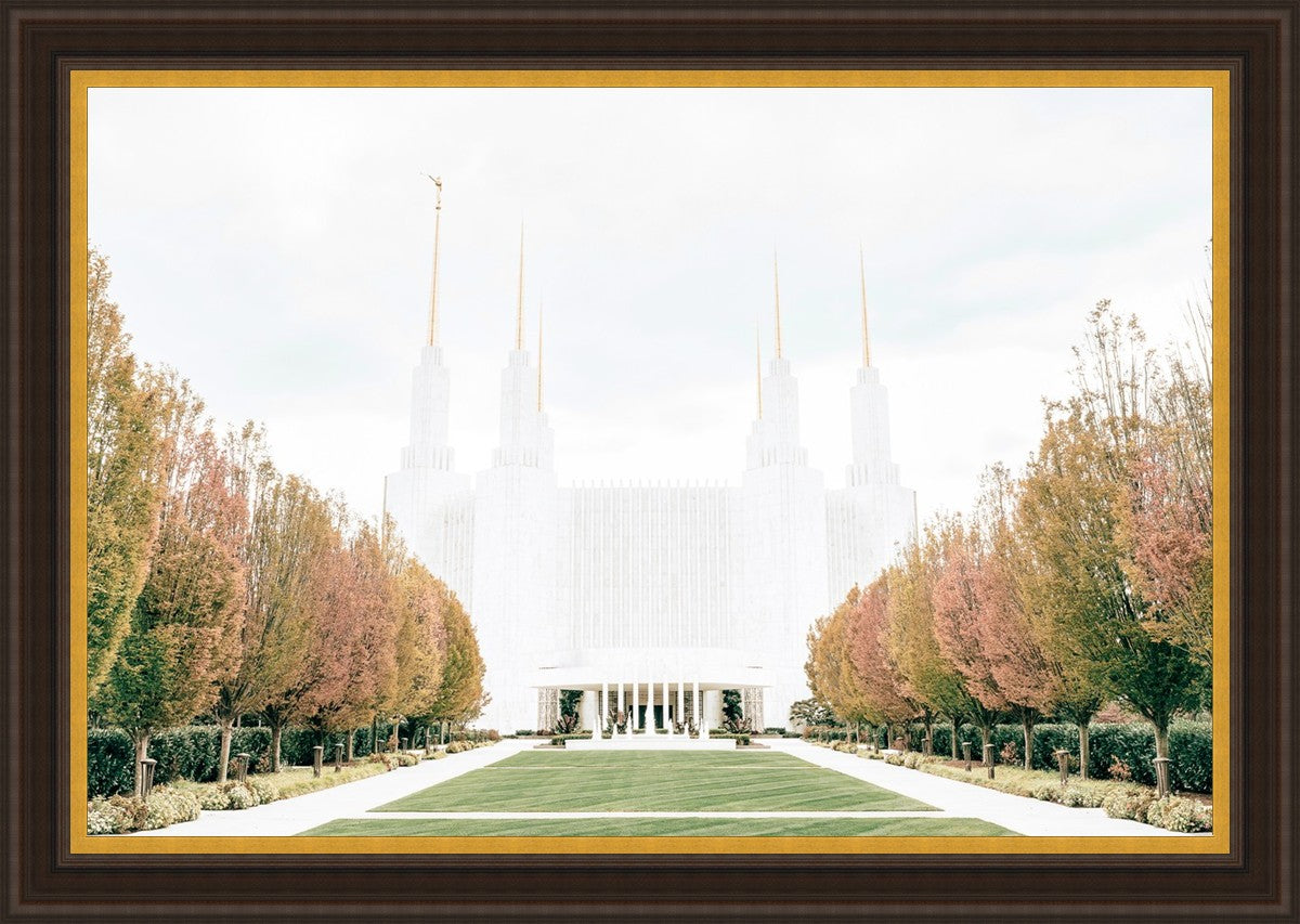 Sweet is The Work Washington DC Temple Large Wall Art