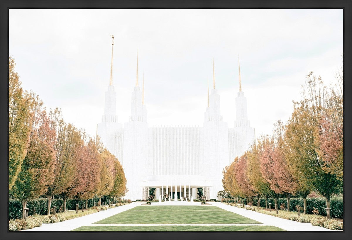 Sweet is The Work Washington DC Temple Large Wall Art