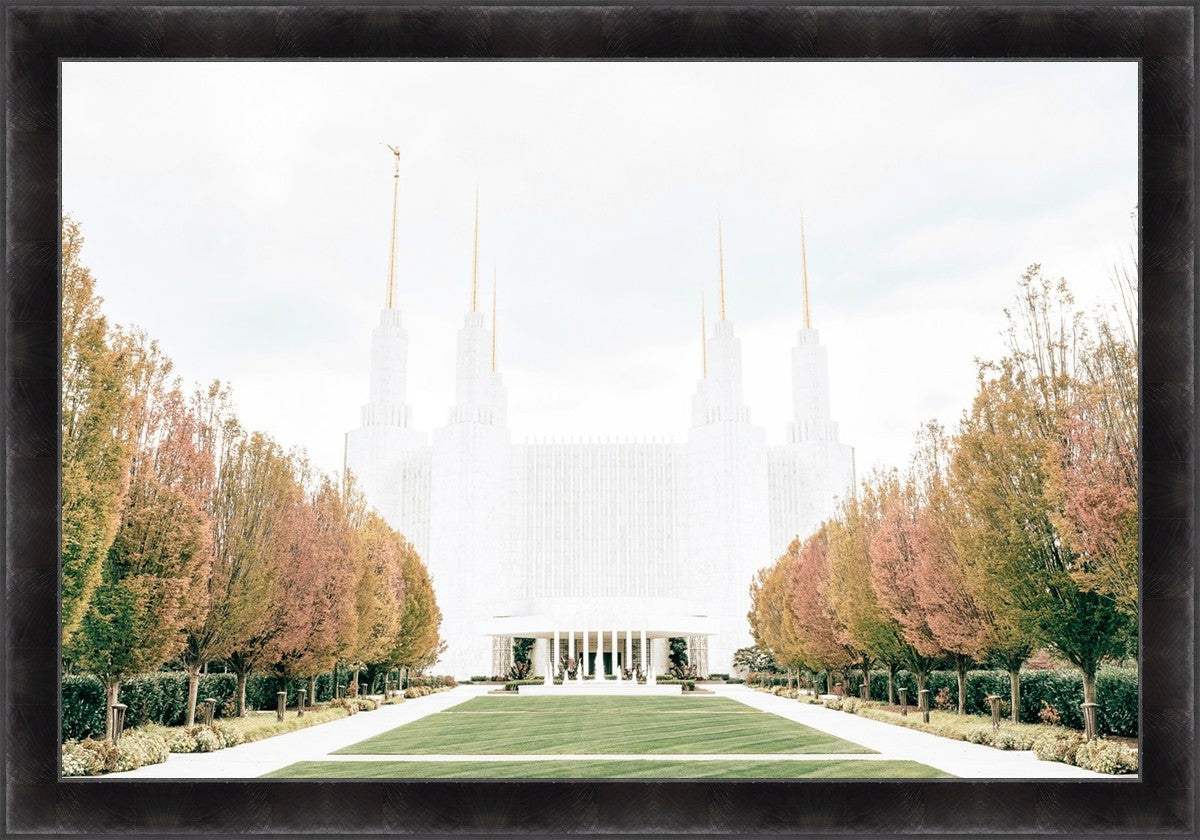 Sweet is The Work Washington DC Temple Large Wall Art