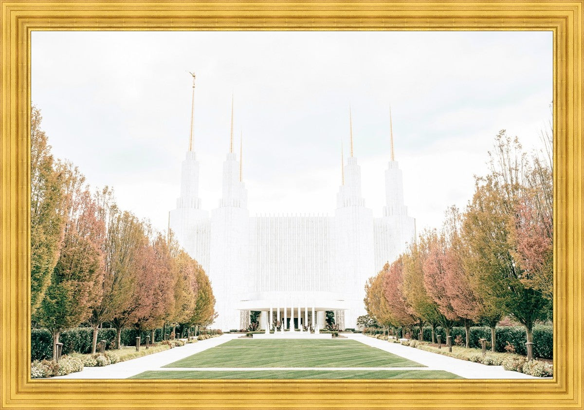 Sweet is The Work Washington DC Temple Large Wall Art