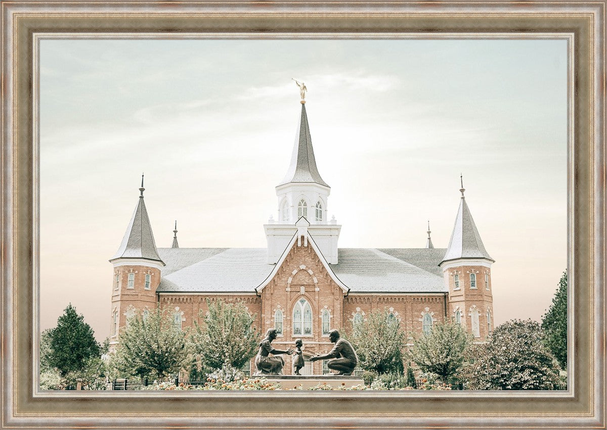 Sweet is The Work Provo City Center Utah Temple Large Wall Art
