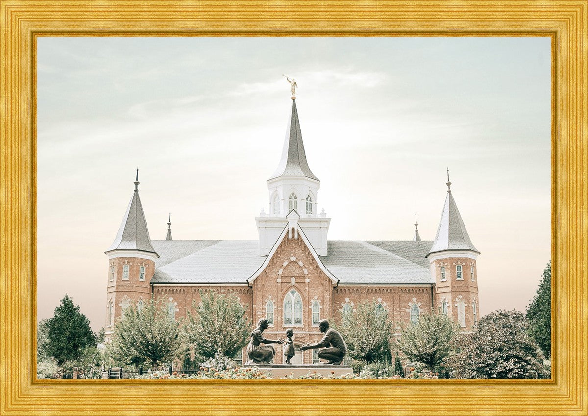 Sweet is The Work Provo City Center Utah Temple Large Wall Art