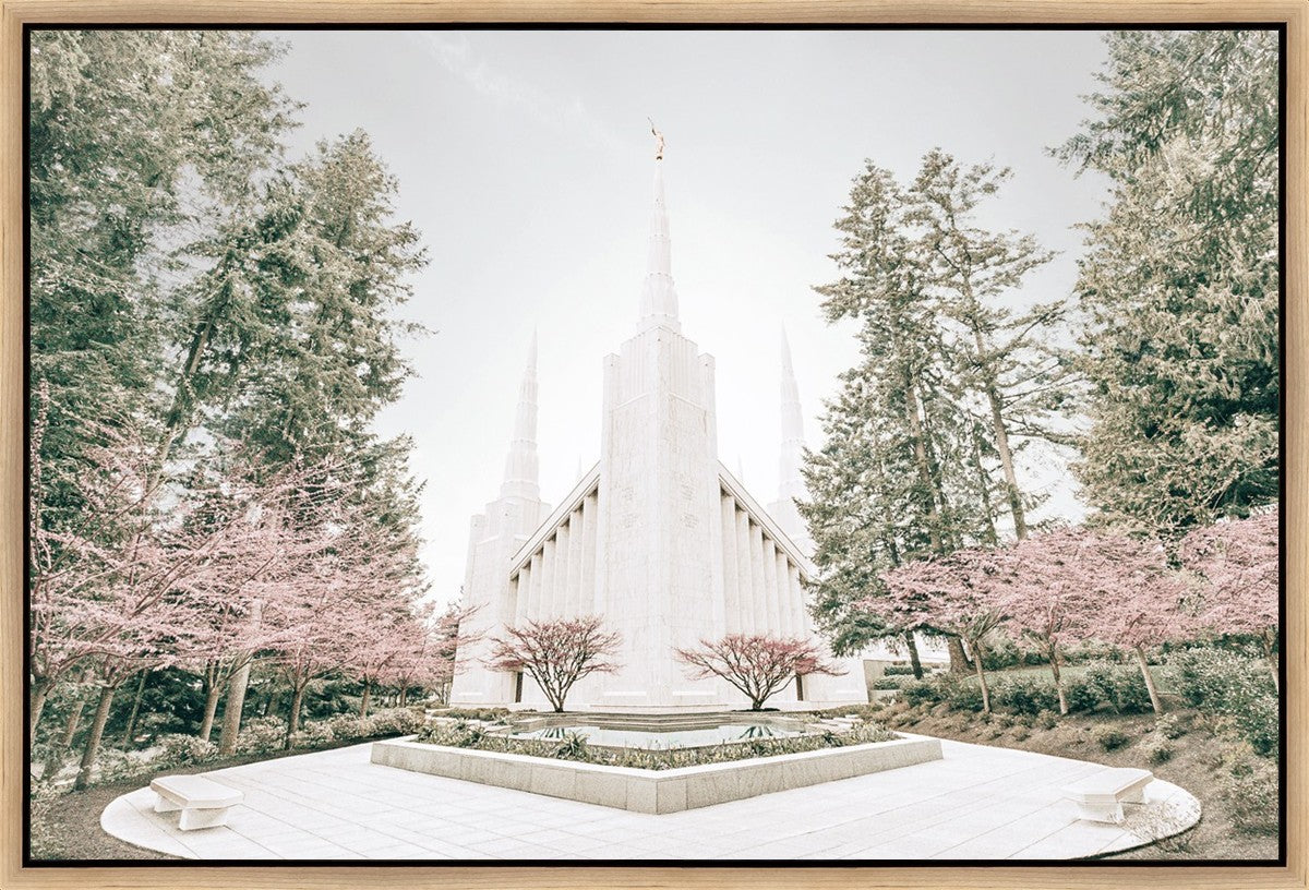 Sweet is The Work Portland Oregon Temple Gallery Wrap