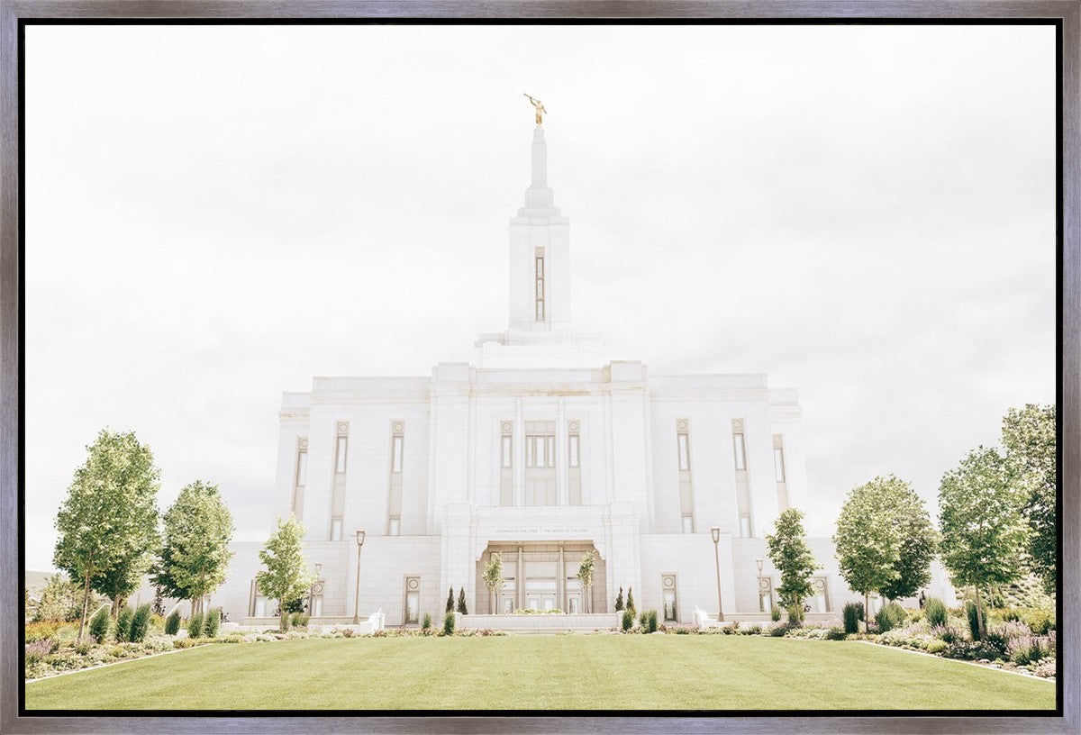 Sweet is The Work Pocatello Idaho Temple Gallery Wrap