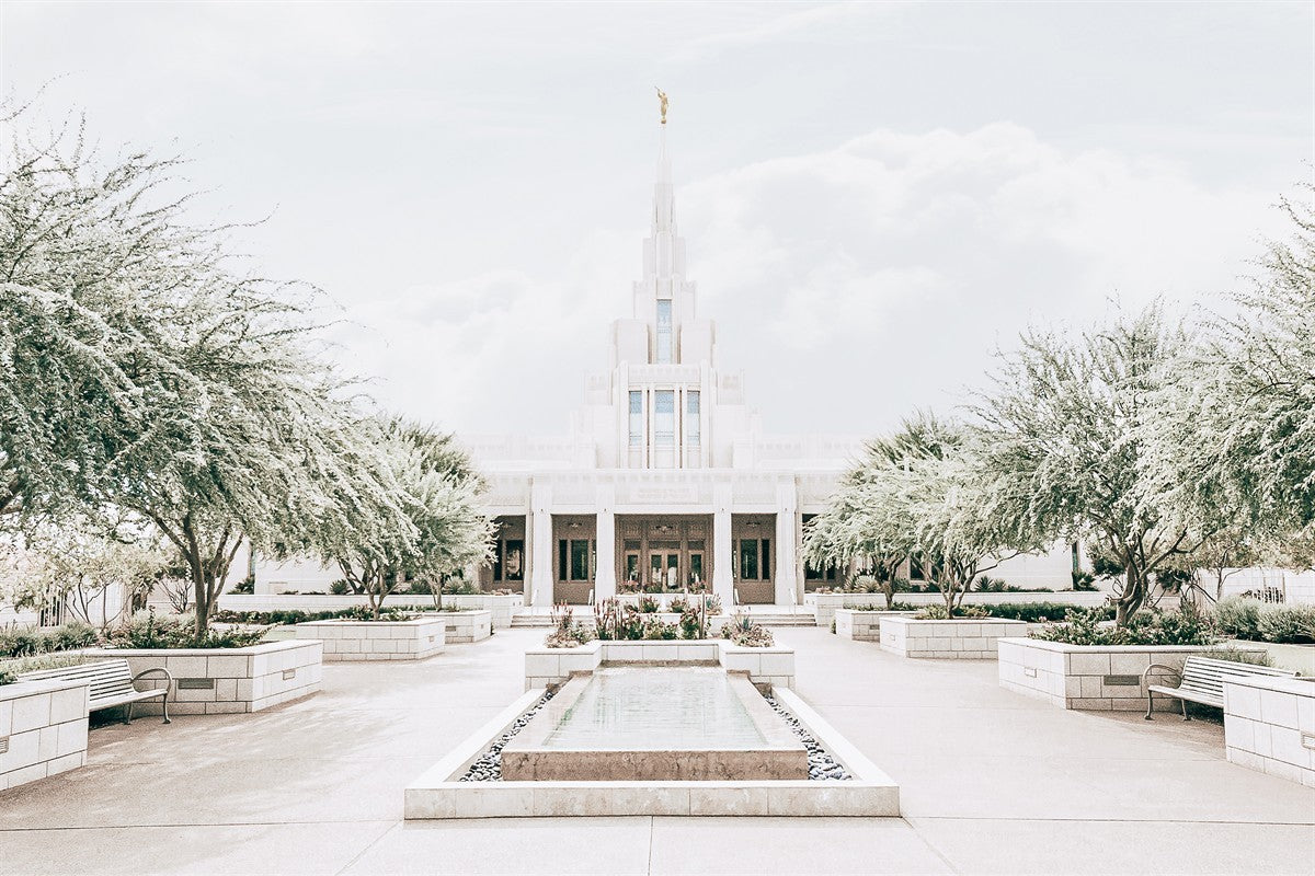 Sweet is The Work Phoenix Arizona Temple Gallery Wrap