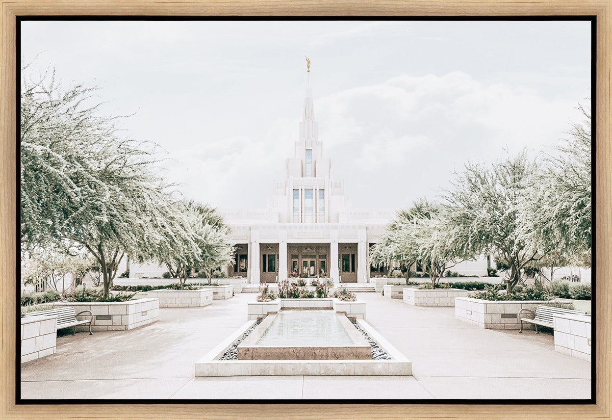 Sweet is The Work Phoenix Arizona Temple Gallery Wrap