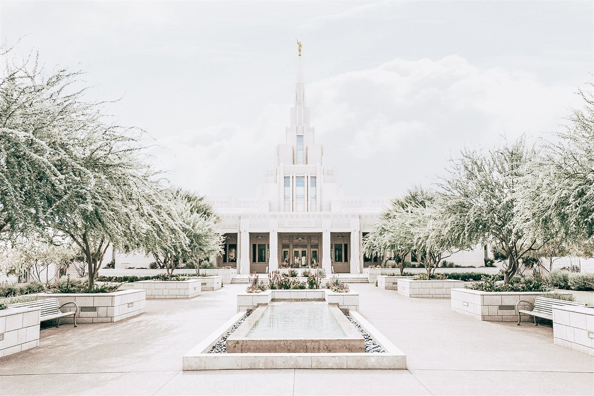 Sweet is The Work Phoenix Arizona Temple Large Wall Art Gallery Wrap