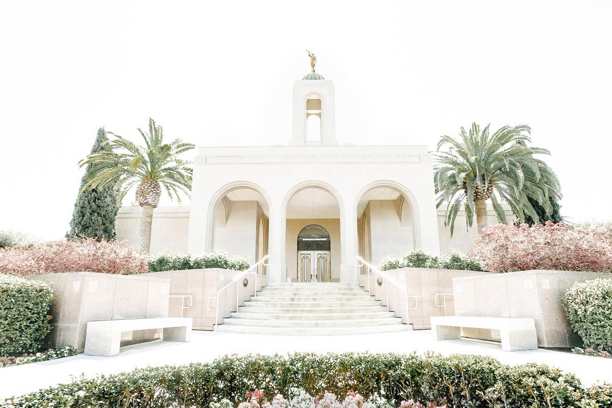 Sweet is The Work Newport Beach California Temple Large Wall Art Gallery Wrap