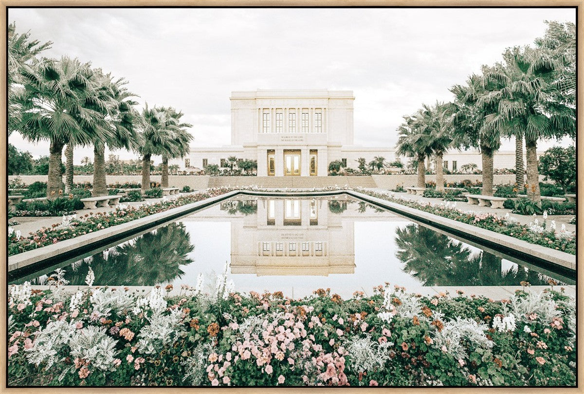 Sweet is The Work Mesa Arizona Temple Large Wall Art Gallery Wrap