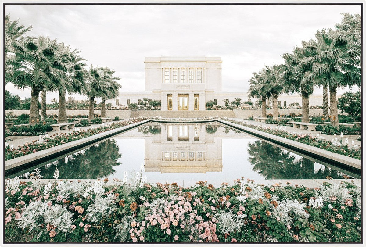 Sweet is The Work Mesa Arizona Temple Large Wall Art Gallery Wrap