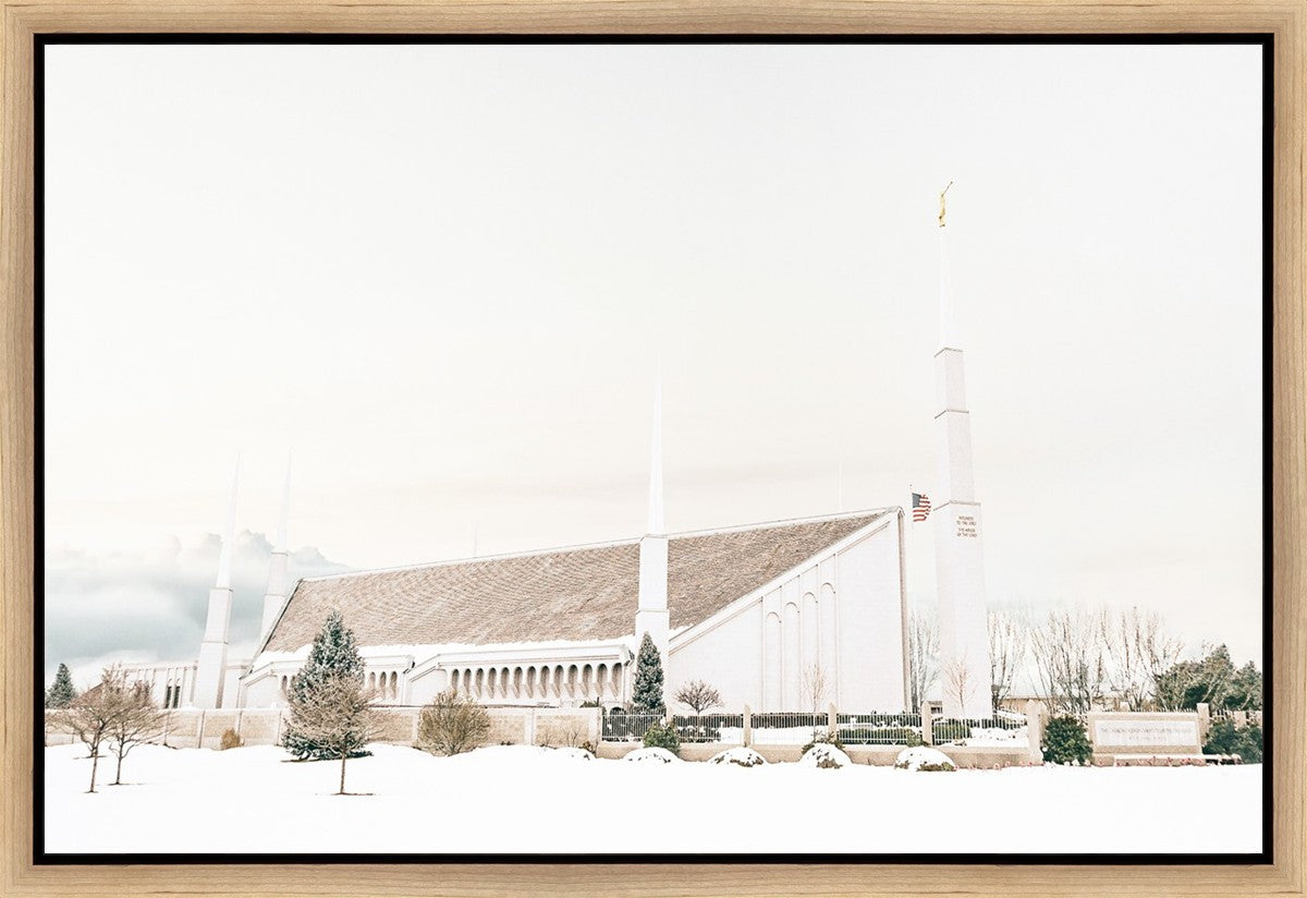 Sweet is The Work Boise Idaho Temple Gallery Wrap