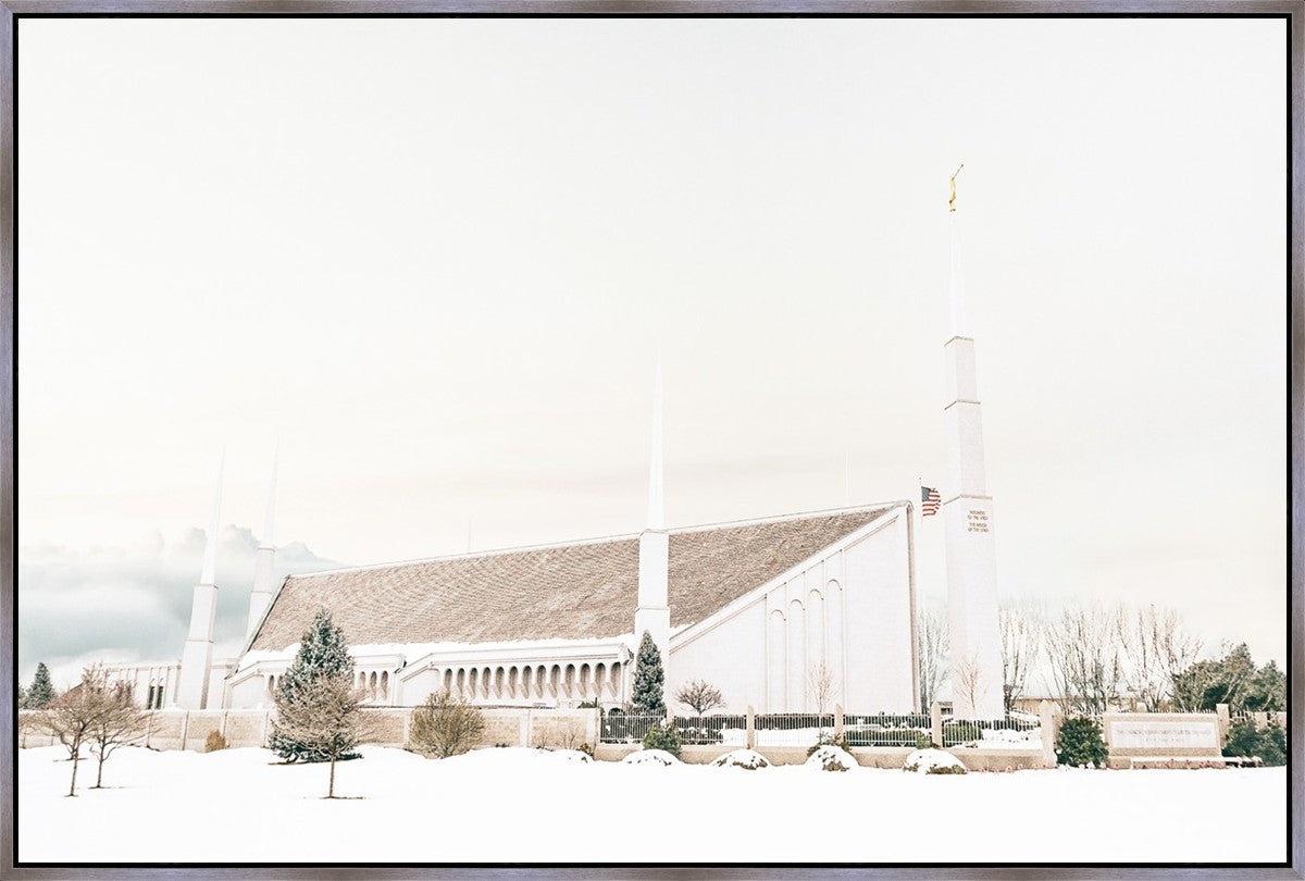 Sweet is The Work Boise Idaho Temple Large Wall Art Gallery Wrap