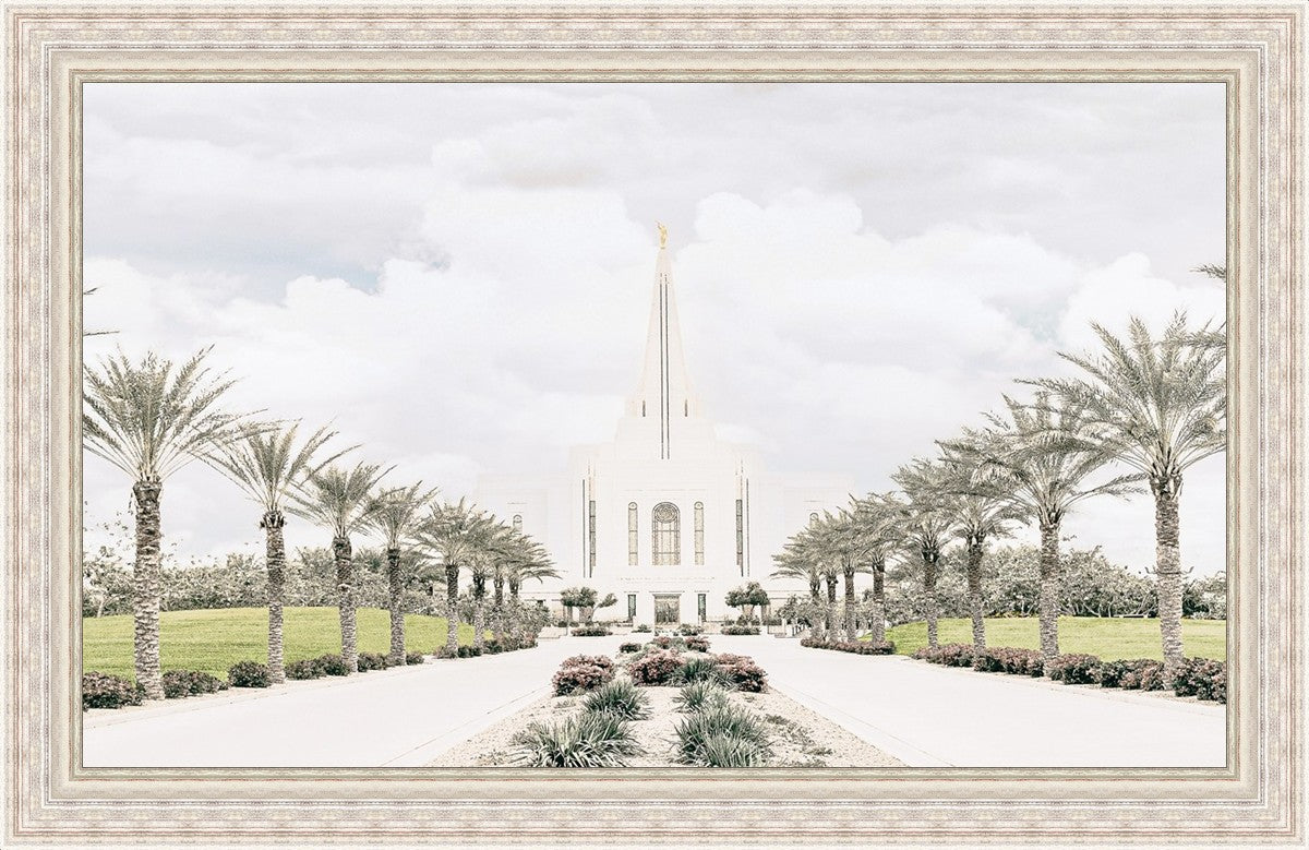 Sweet is The Work Gilbert Arizona Temple Large Wall Art