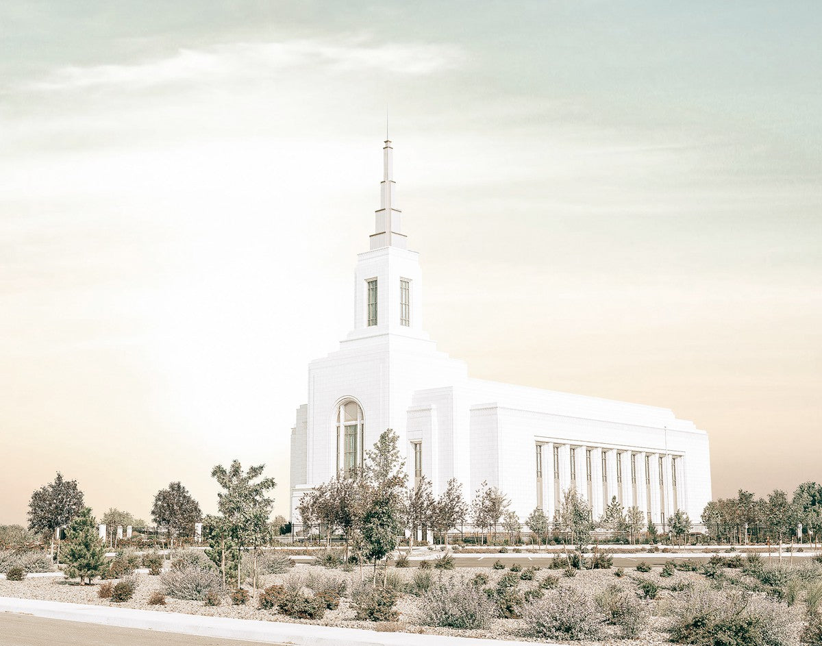 Burley Idaho Sacred Grounds Pastel