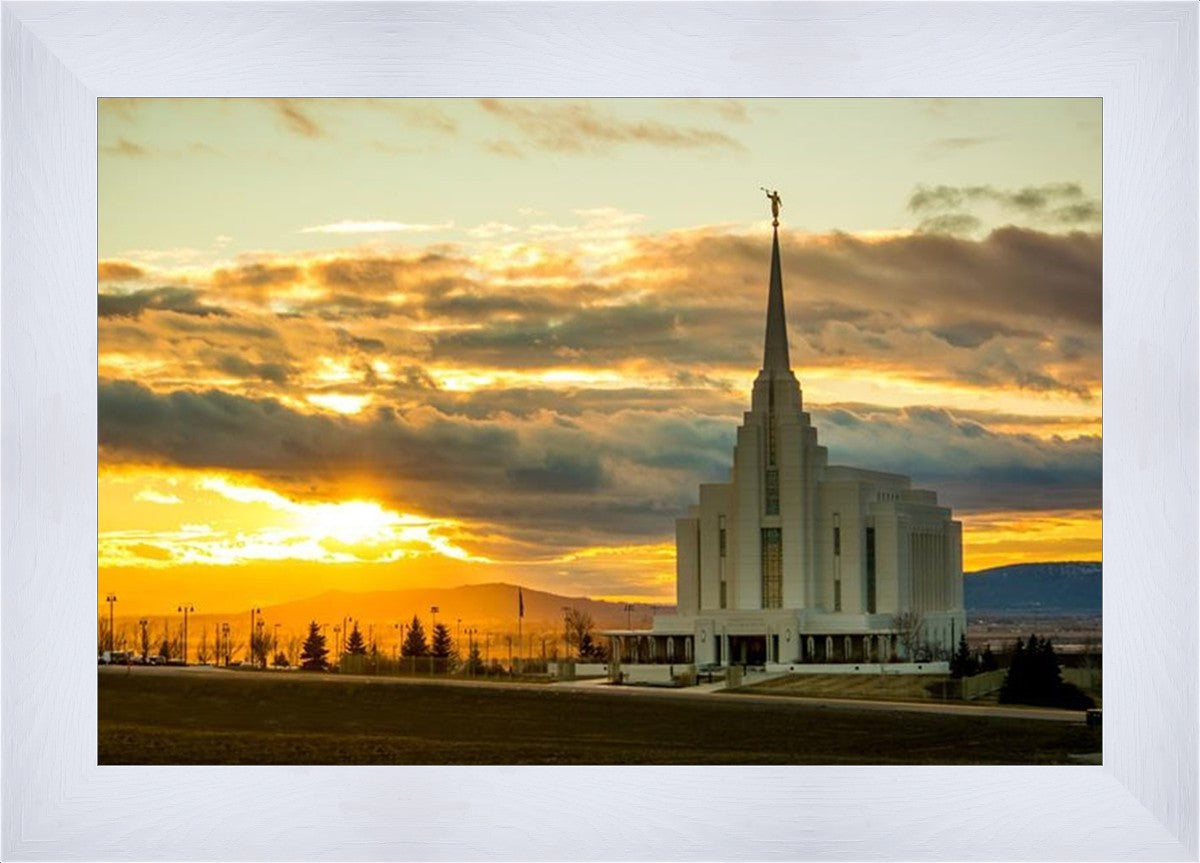 Rexburg Temple - Sunset