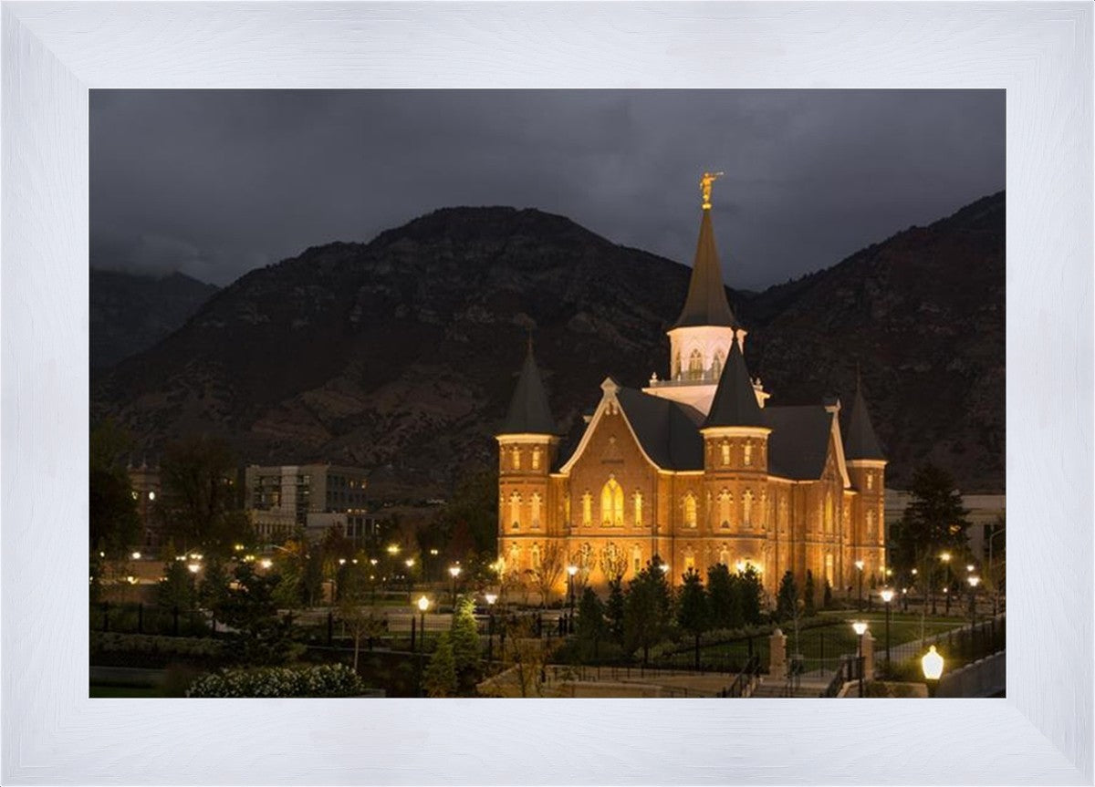 Provo City Center at Night