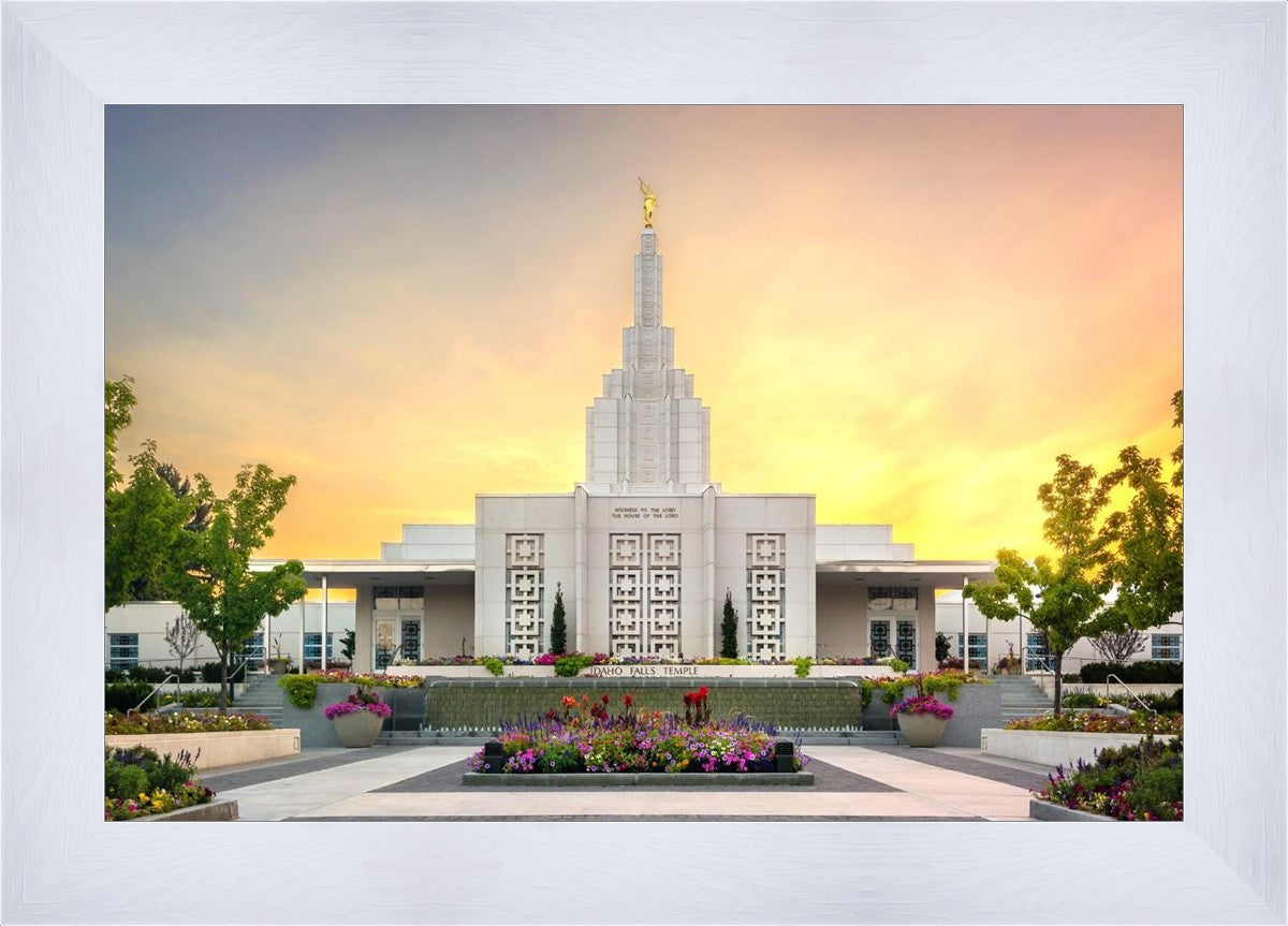 Idaho Falls Temple Summer Glow