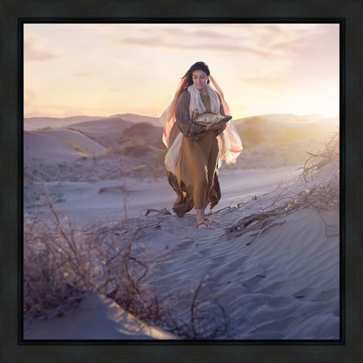 Gathering Manna Gallery Wrap