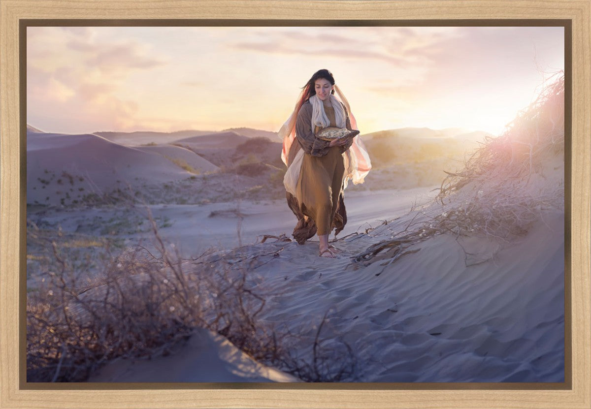 Gathering Manna Gallery Wrap