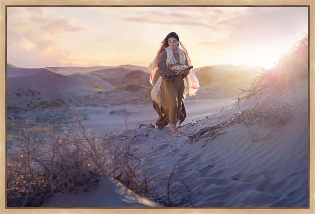 Gathering Manna Gallery Wrap