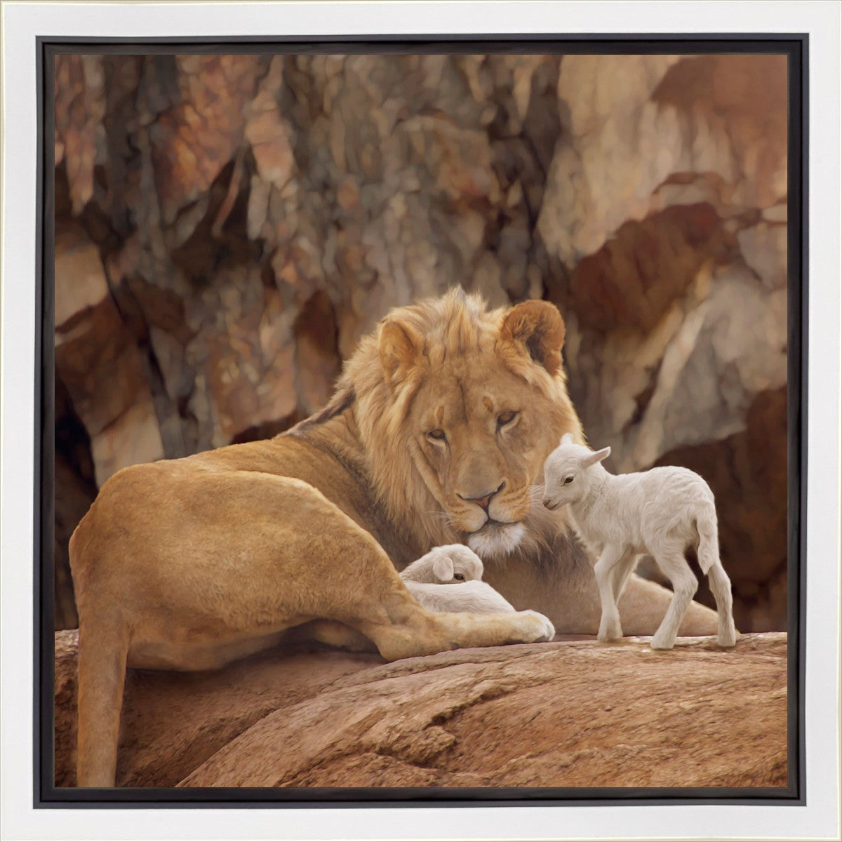 The Lion and The Lamb Gallery Wrap