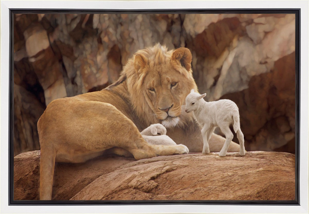 The Lion and The Lamb Gallery Wrap