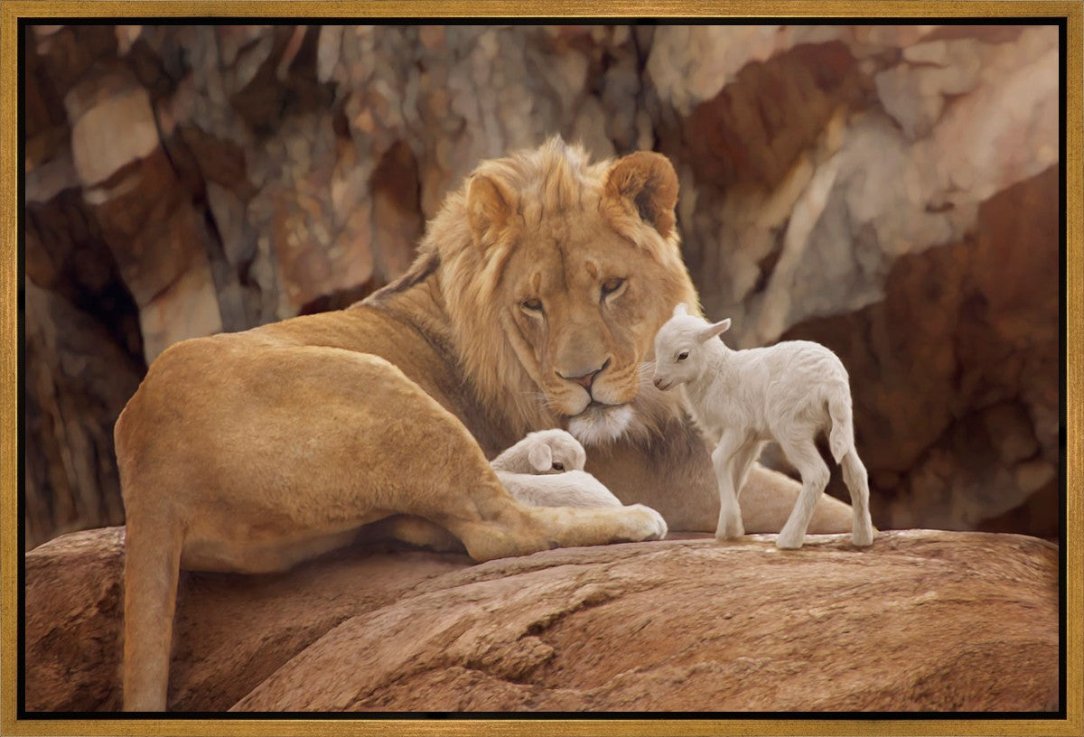 The Lion and The Lamb Gallery Wrap