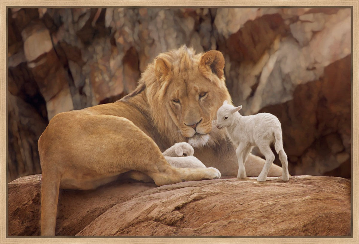 The Lion and The Lamb Gallery Wrap
