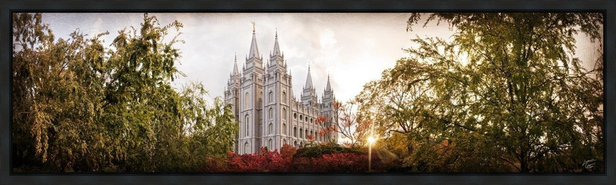 Salt Lake, the Day Dawn is Breaking Gallery Wrap