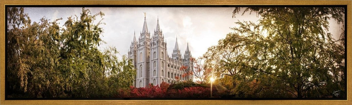 Salt Lake, the Day Dawn is Breaking Gallery Wrap