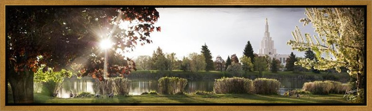 Idaho Falls, The Day Dawn Is Breaking Gallery Wrap