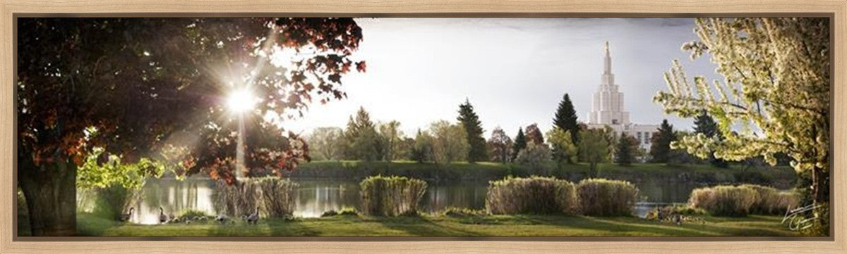 Idaho Falls, The Day Dawn Is Breaking Gallery Wrap