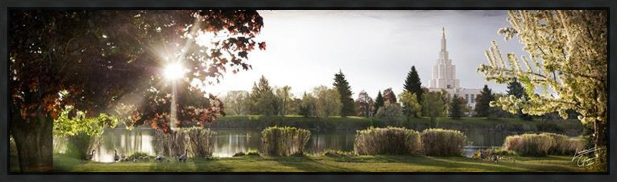 Idaho Falls, The Day Dawn Is Breaking Gallery Wrap