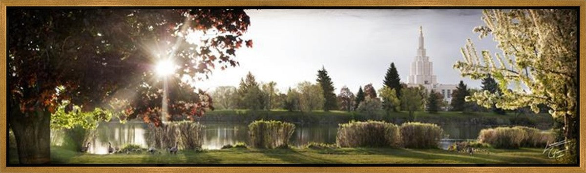 Idaho Falls, The Day Dawn Is Breaking Gallery Wrap
