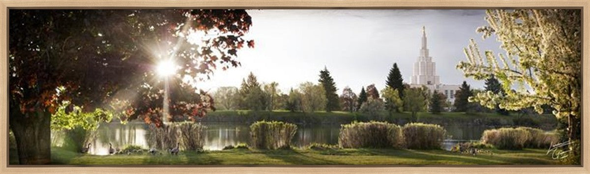 Idaho Falls, The Day Dawn Is Breaking Gallery Wrap