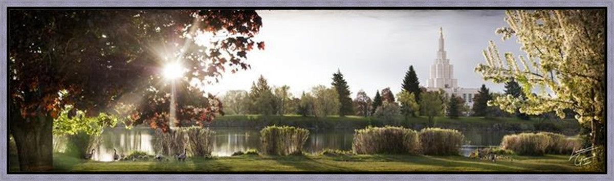 Idaho Falls, The Day Dawn Is Breaking Gallery Wrap