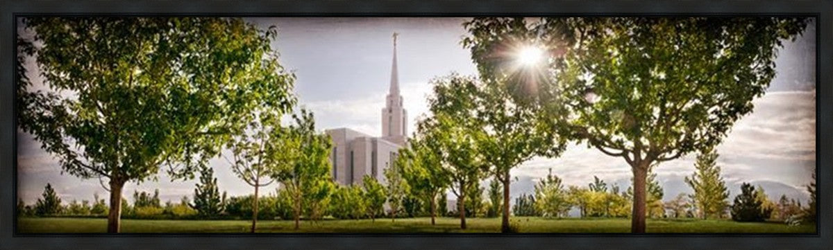 Oquirrh Mountain, the Day Dawn is Breaking Gallery Wrap