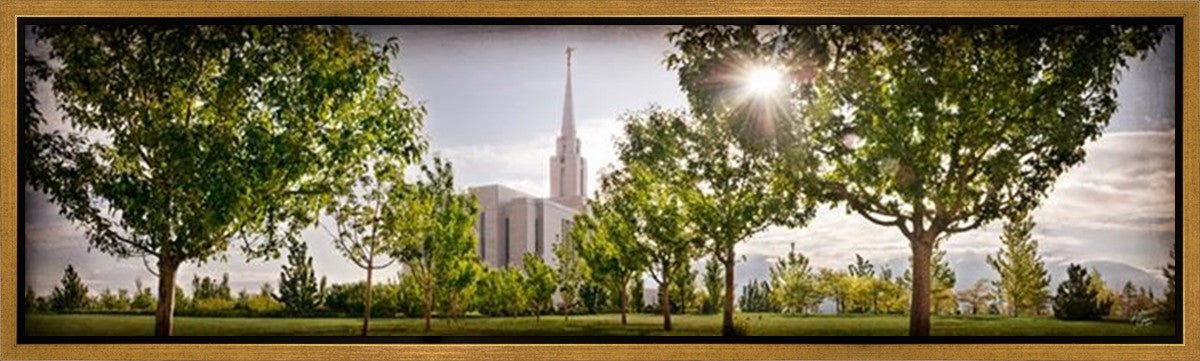 Oquirrh Mountain, the Day Dawn is Breaking Gallery Wrap