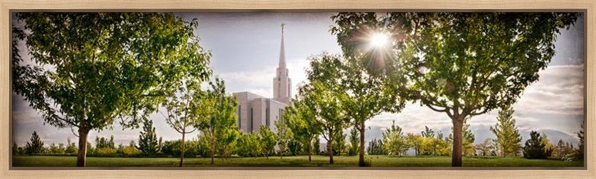 Oquirrh Mountain, the Day Dawn is Breaking Gallery Wrap