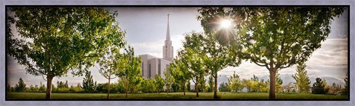 Oquirrh Mountain, the Day Dawn is Breaking Gallery Wrap