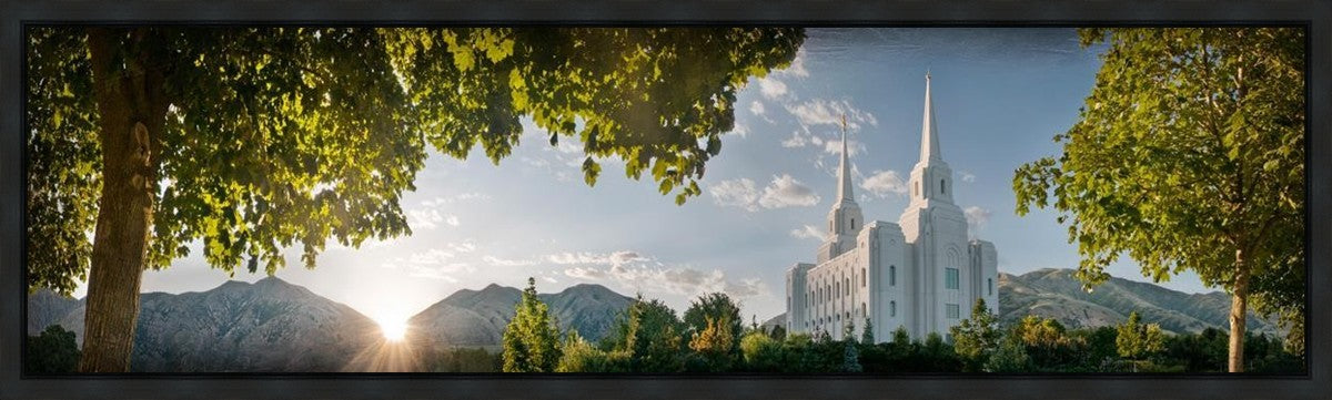 Brigham City, the Day Dawn is Breaking Gallery Wrap