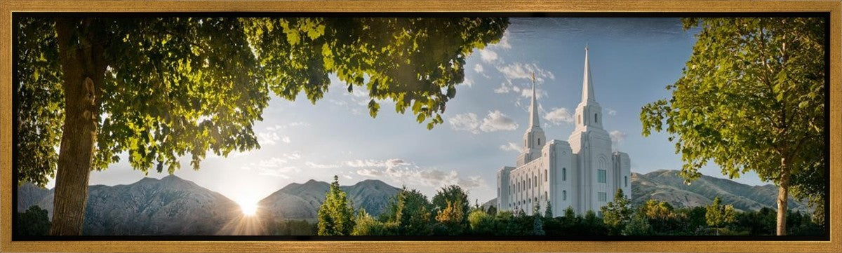 Brigham City, the Day Dawn is Breaking Gallery Wrap